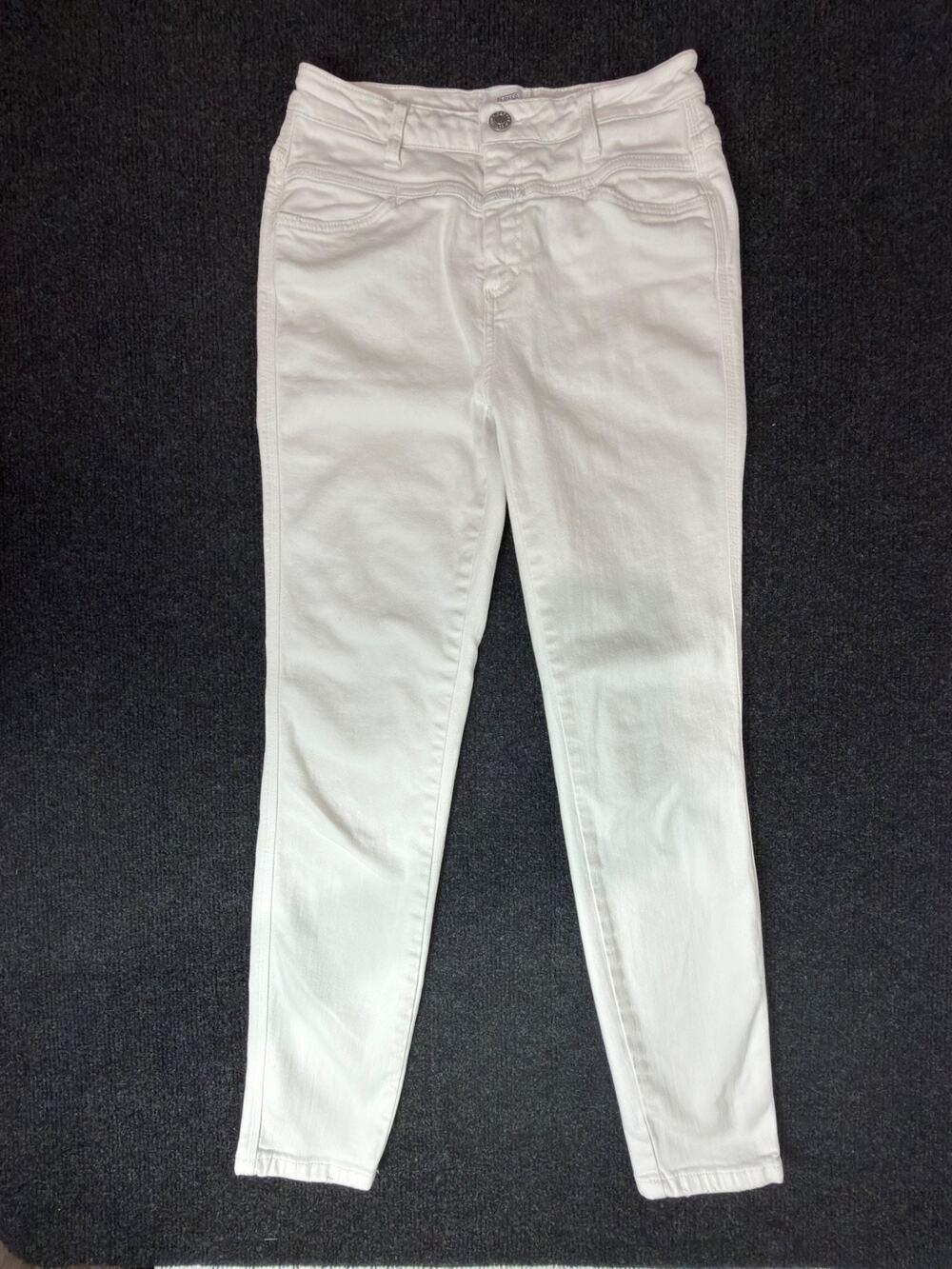 Women's Made in Italy CLOSED Skinny Pusher Jeans size 27 White